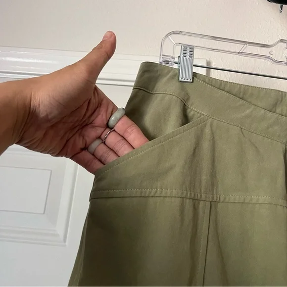 NWOT ARTLESS FOREVER olive army green utility cotton work chore straight leg